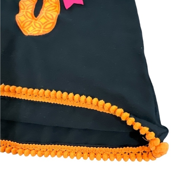 Rare Editions Halloween Outfit with Appliqué Ghost Top & Ruffled Pants. 24 Month - Picture 4 of 6